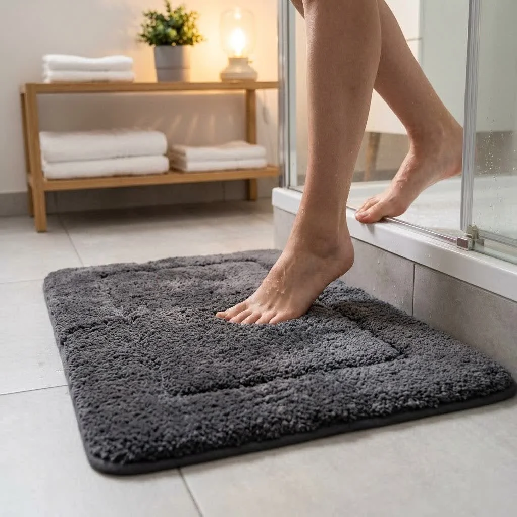Choosing the perfect cotton bath mat